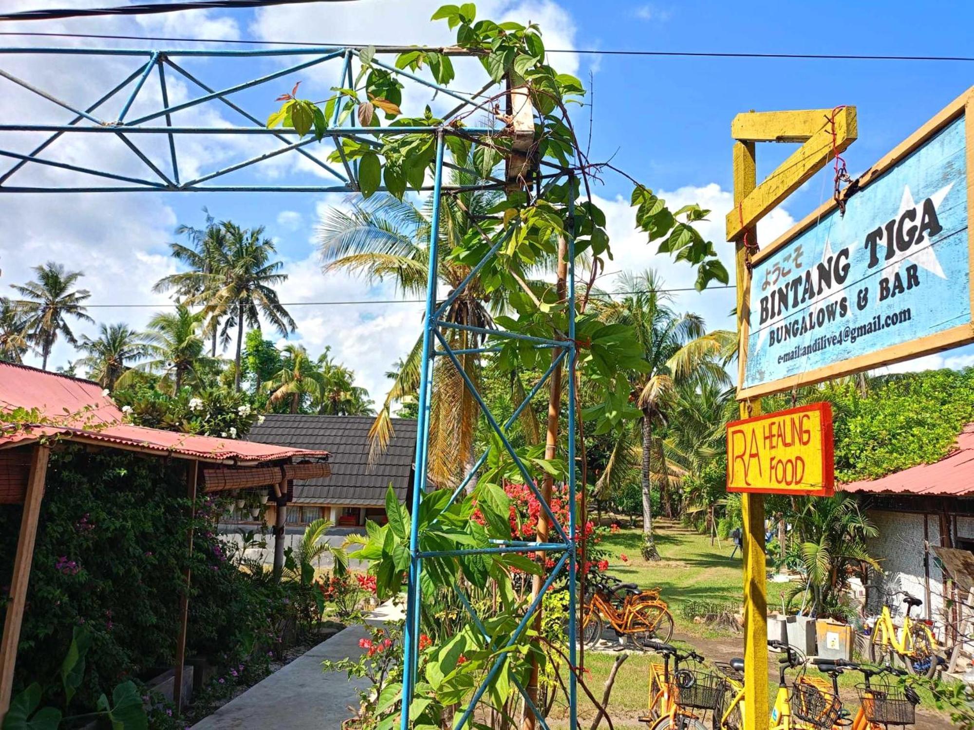 Bintang Tiga Bungalows Νησιά Γκίλι Εξωτερικό φωτογραφία